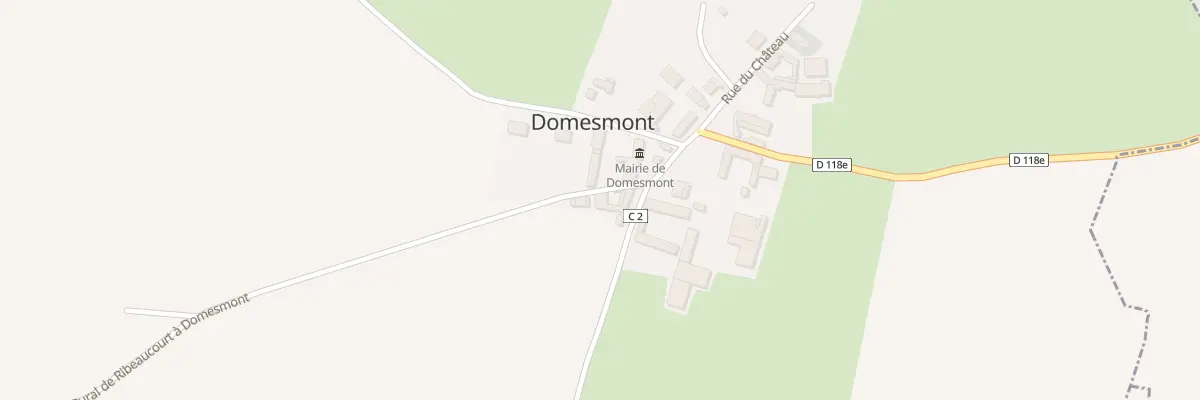 Plan du 6 Rue de Lanches à Domesmont