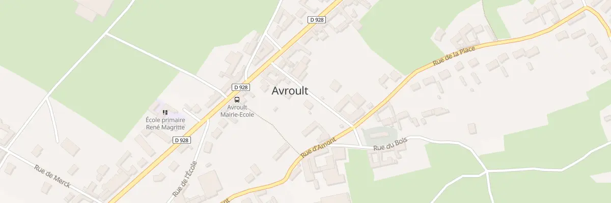 Plan du 5 Rue de l’Eglise à Avroult