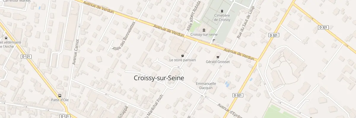 Plan du 7B Av de Verdun à Croissy-sur-Seine