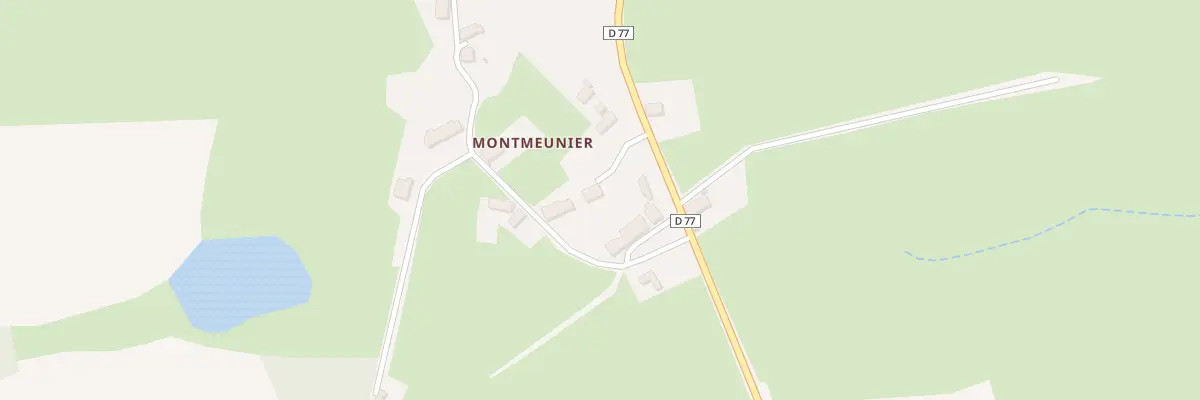 Plan du 5054 Montmeunier à Malleret-Boussac
