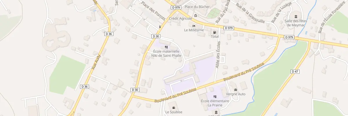 Plan du 11 Rue de la Prairie à Meymac