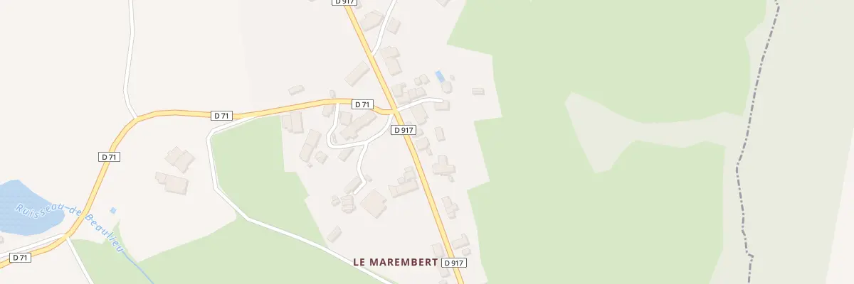 Plan du 5219 Le Marembert à Vijon