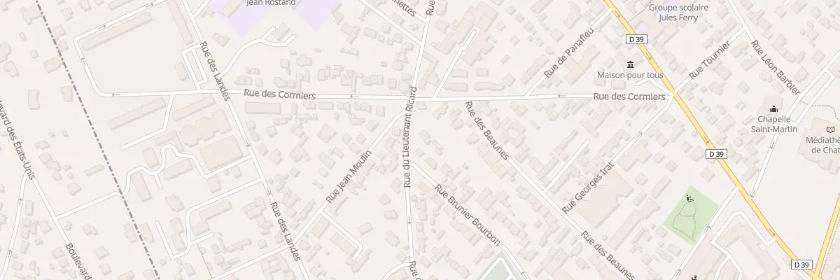 Plan du 24 Rue du Lieutenant Ricard à Chatou