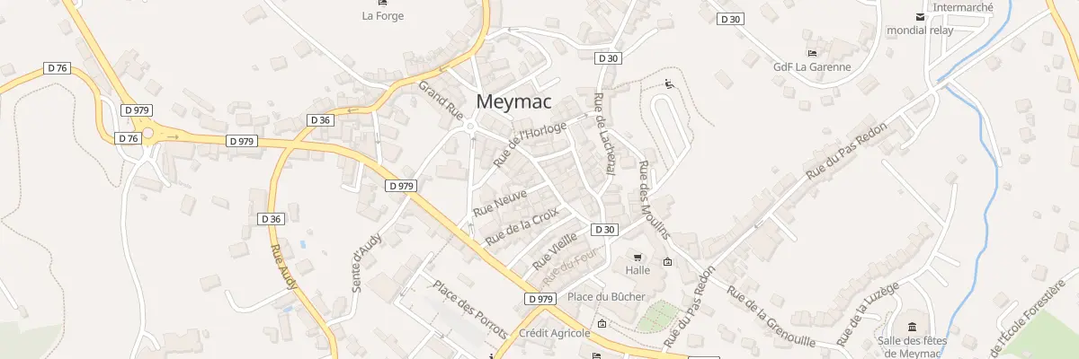 Plan du 9 Grand Rue à Meymac