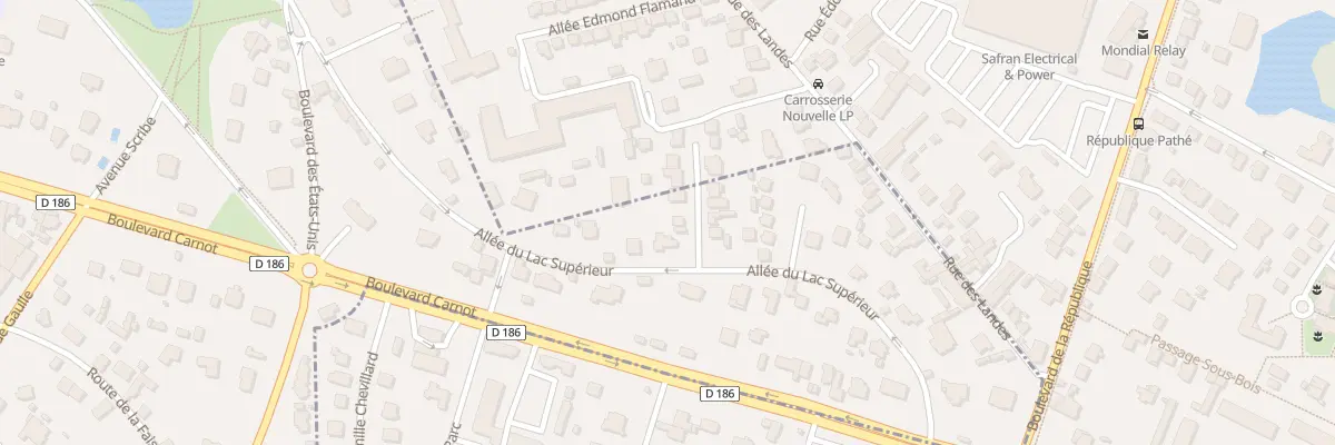 Plan du 3 All des Marronniers au Vésinet