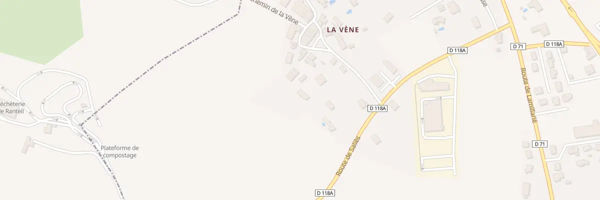 Plan du 5657 La Vene Haute à Puygouzon