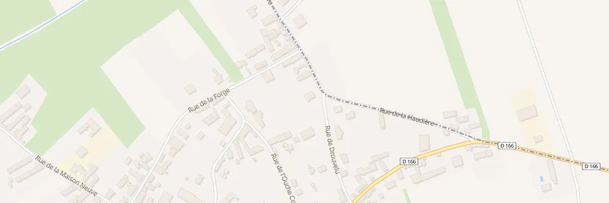 Plan du 6 Rue de la Haudiere à Santeau