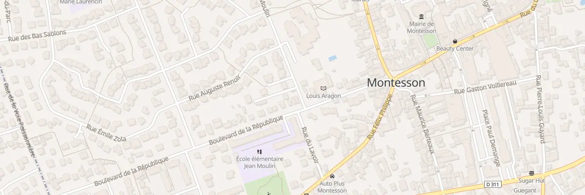 Plan du 18B Bd de la République à Montesson