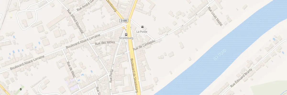 Plan du 6 Rue de Cantepau à Albi