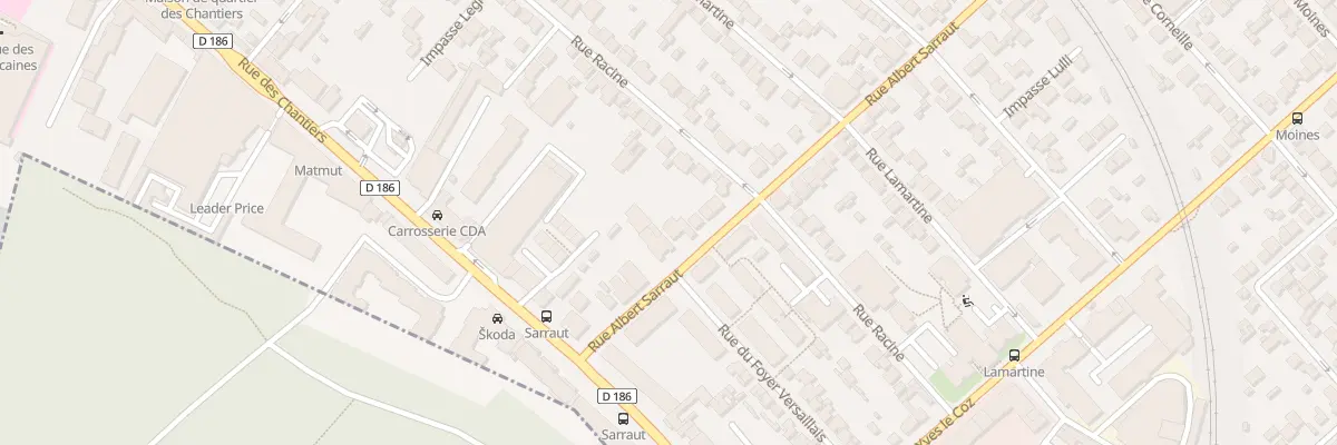 Plan du 82 Rue Albert Sarraut à Versailles