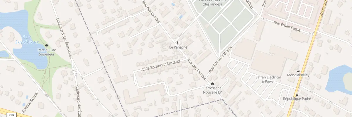 Plan du 4 All Edmond Flamand à Chatou
