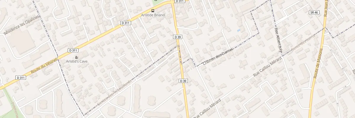 Plan du 205 Rue du Gen Leclerc à Chatou