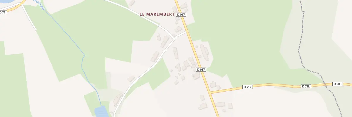 Plan du 5237 Le Marembert à Vijon
