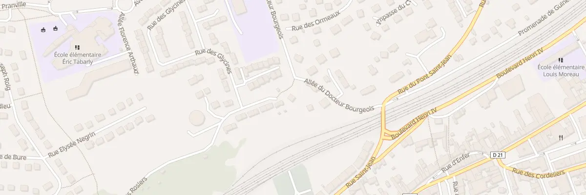 Plan du 20 Rue des Glycines à Étampes