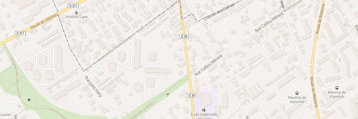 Plan du 185 Rue du Gen Leclerc à Chatou