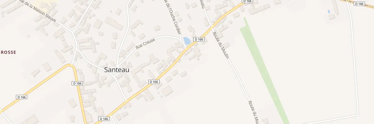 Plan du 7 Rue du Portail à Santeau