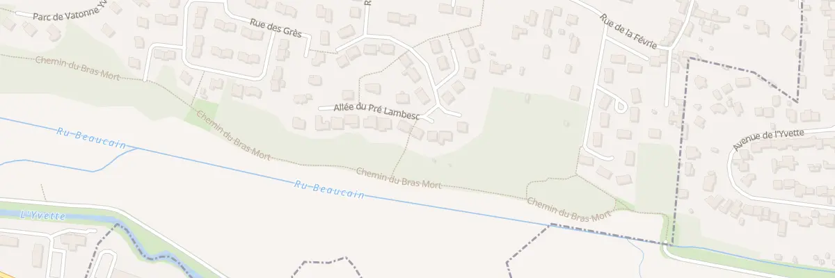 Plan du 31 All du Pré Lambesc à Gif-sur-Yvette