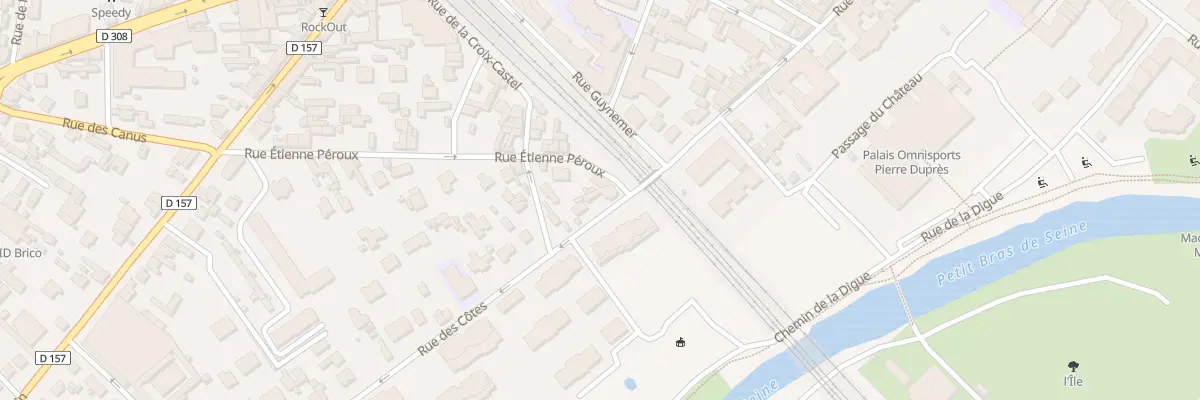 Plan du 2 Rue des Côtes à Maisons-Laffitte