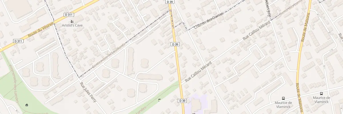 Plan du 186 Rue du Gen Leclerc à Chatou