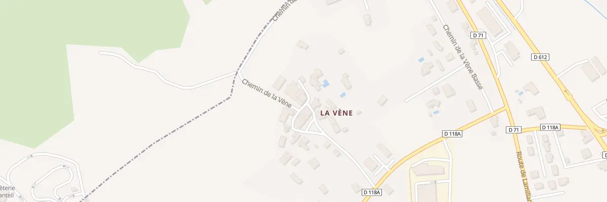 Plan du 6105A La Vene Haute à Puygouzon