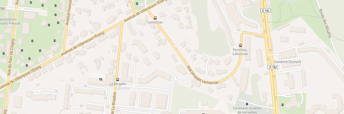 Plan du 8 Rue Jacques Lemercier à Versailles