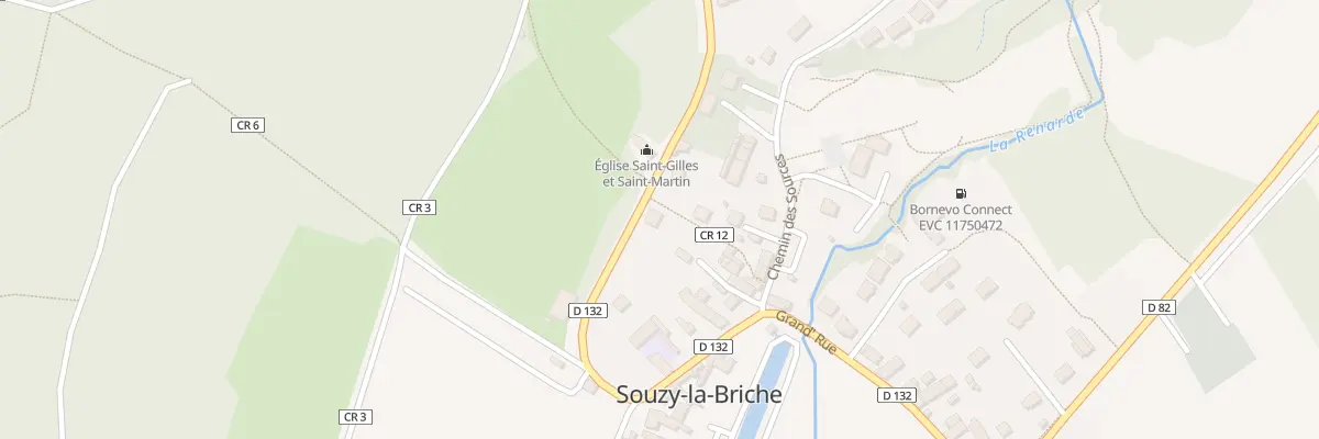 Plan du 5 Rue des Roches à Souzy-la-Briche