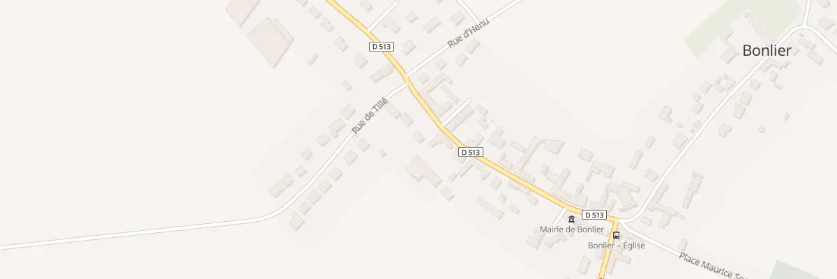 Plan du 44 Rue de la Ville à Bonlier