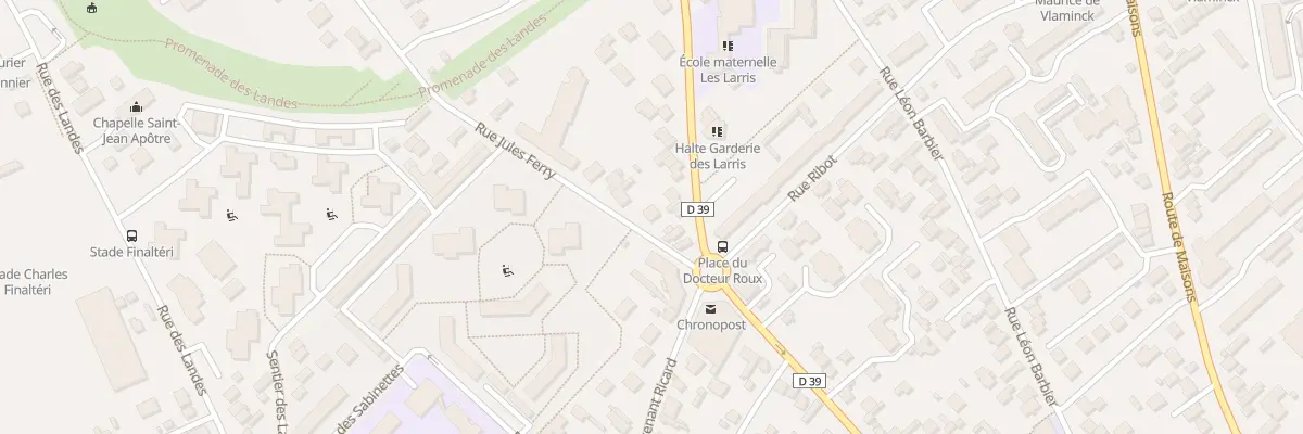 Plan du 6 Rue Jules Ferry à Chatou
