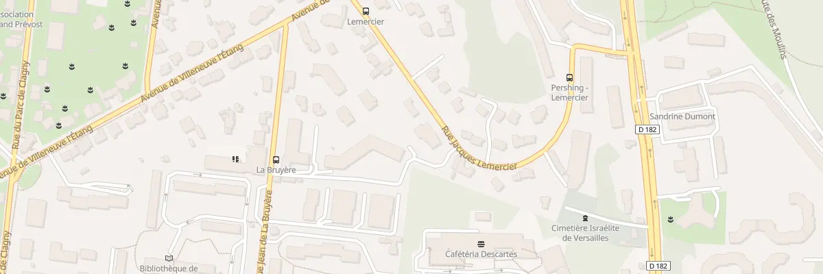 Plan du 10 Rue Jacques Lemercier à Versailles