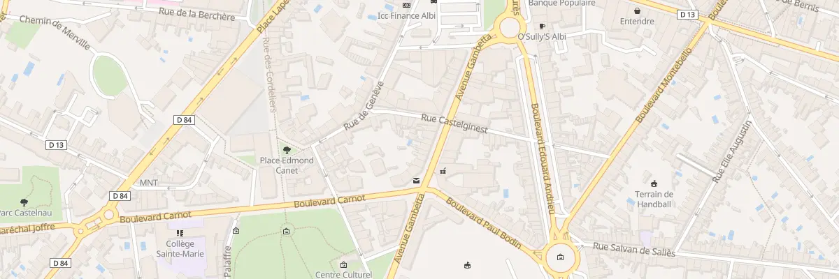 Plan du 24 Av Gambetta à Albi