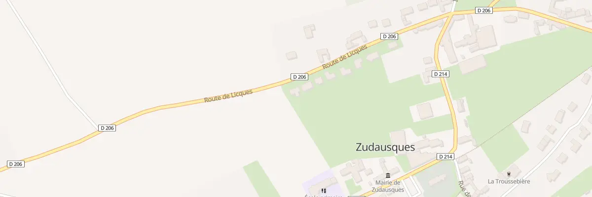 Plan du 71 Rte de Licques à Zudausques