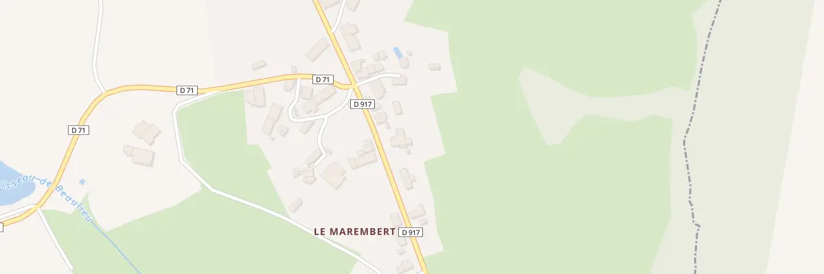 Plan du 5221 Le Marembert à Vijon