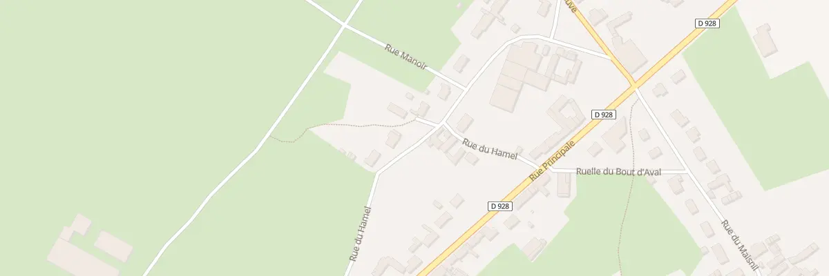 Plan du 23 Rue du Hamel à Avroult