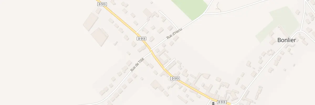 Plan du 2 Rue d’Henu à Bonlier