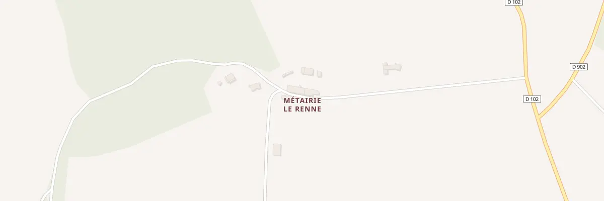 Plan du 105A Le Renne à Pauligne