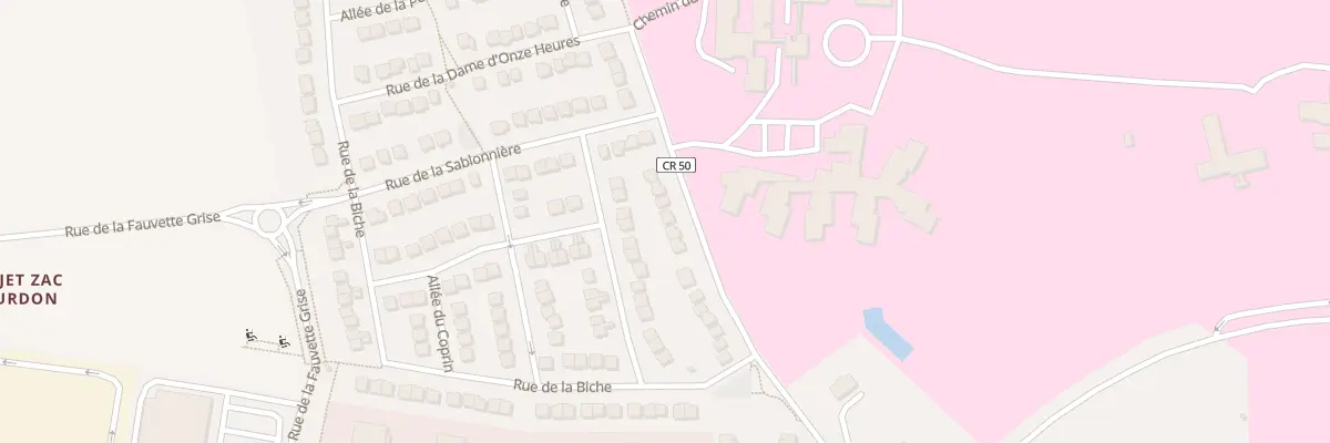 Plan du 25 Che du Larris à Étampes