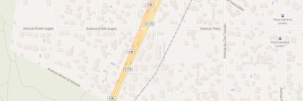 Plan du 21 Av des Puits à La Celle-Saint-Cloud