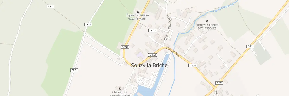 Plan du 3 Gr Grande Rue à Souzy-la-Briche
