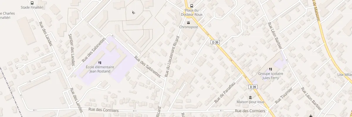 Plan du 50 Rue du Lieutenant Ricard à Chatou
