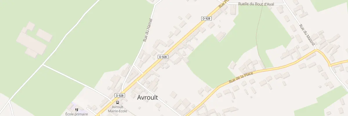 Plan du 53 Rue Principale à Avroult