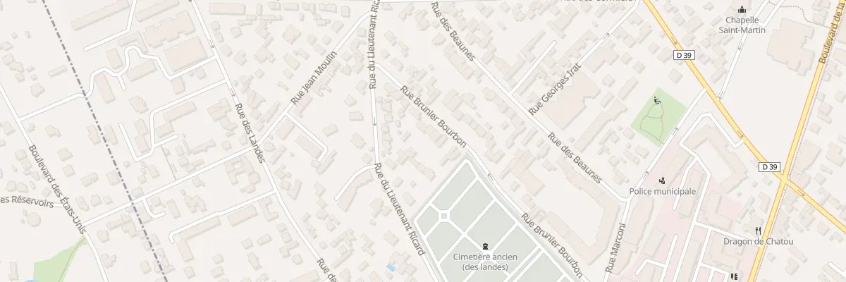 Plan du 7 Rue Brunier Bourbon à Chatou