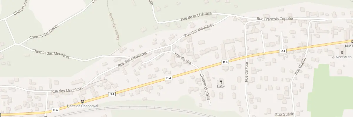 Plan du 1 Rue du Gré à Auvers-sur-Oise