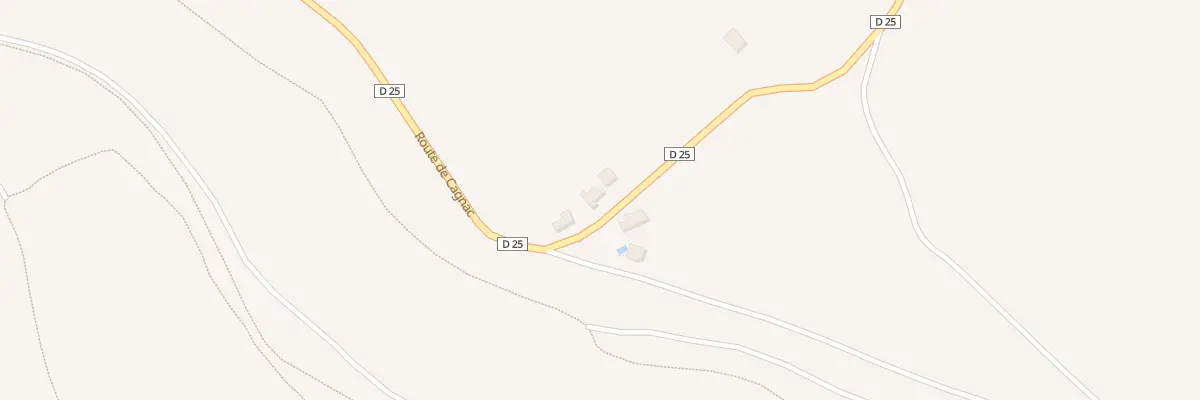 Plan du 20 Rte de Cagnac au Garric
