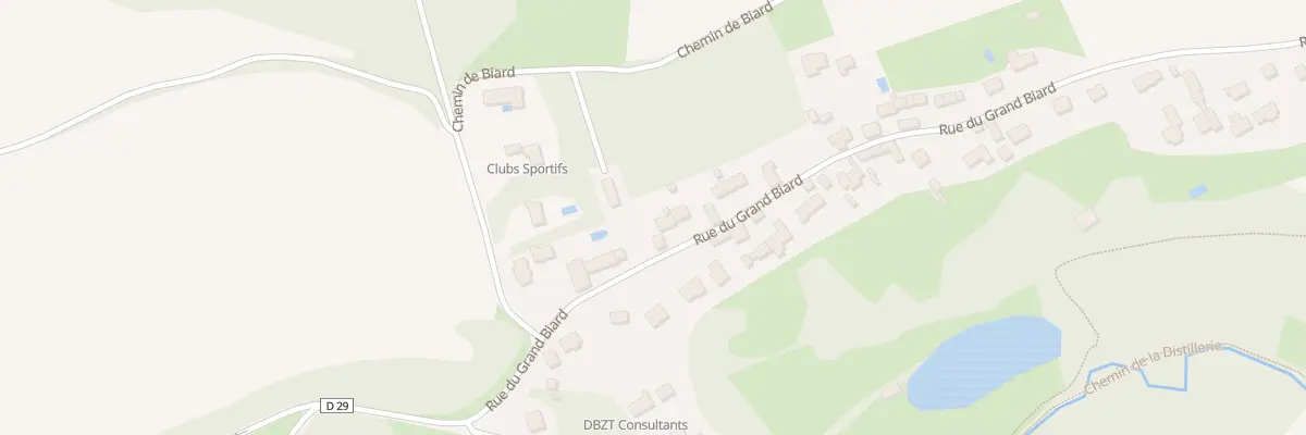 Plan du 5 Rue du Grand Biard à Labbeville