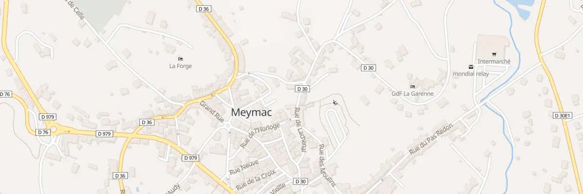 Plan du 17 Rue de Lachenal à Meymac