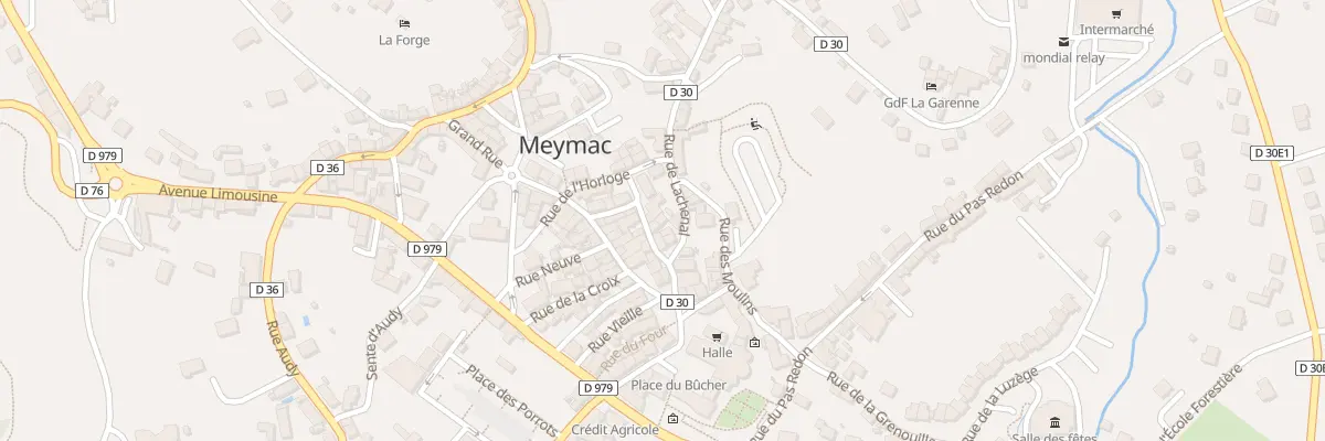 Plan du 5229 Rue de Lachenal à Meymac
