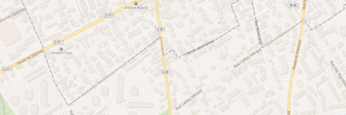 Plan du 260 Rue du Gen Leclerc à Chatou