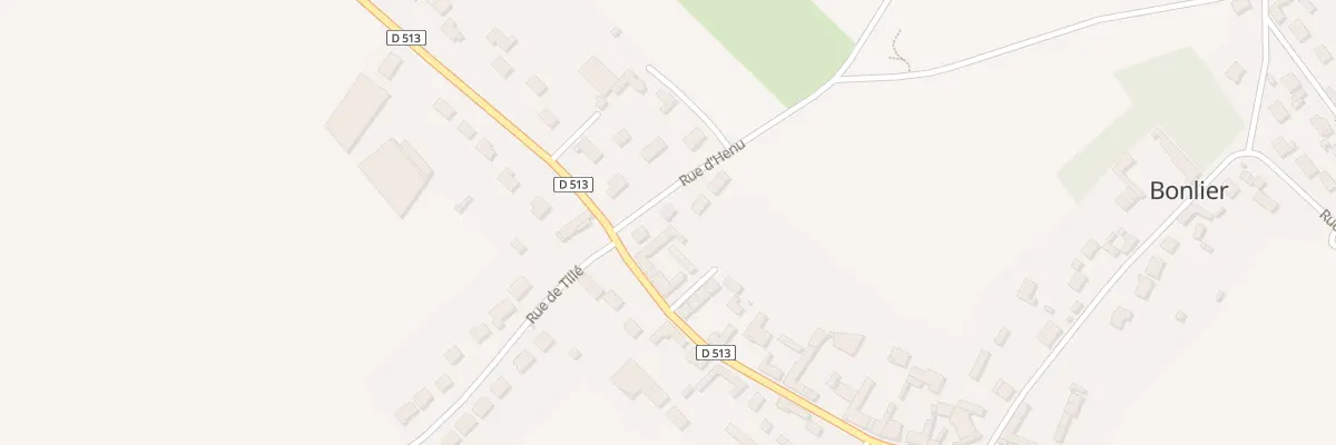 Plan du 2B Rue d’Henu à Bonlier