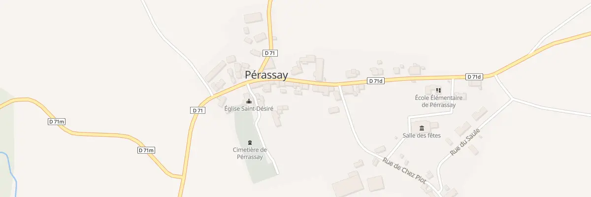 Plan du 5033 Le Bourg à Pérassay