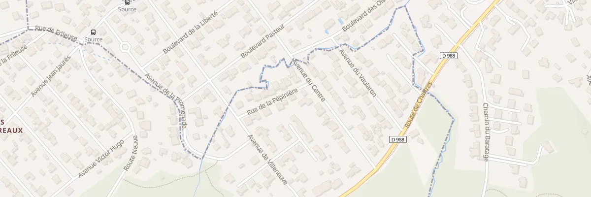 Plan du 1 Rue de la Pépinière à Gometz-le-Châtel